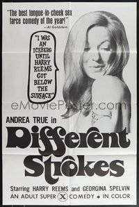 7t1000 OVER SEXPOSURE 1sh 1970s Harry Reems, Georgina Spelvin, sexy Andrea True, x-rated comedy!