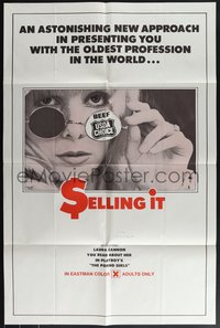 7t1061 SELLING IT 1sh 1972 art of sexy woman behind bars, Prostitution Around the World!