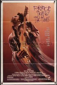 7t1073 SIGN 'O' THE TIMES 1sh 1987 rock and roll concert, great image of Prince w/guitar!