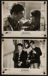 7t1328 GRADUATE 3 8x10 stills 1967 Dustin Hoffman, Anne Bancroft, Katherine Ross, Hamilton & Daniels!