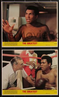 7t1310 GREATEST 8 8x10 mini LCs 1977 great images of heavyweight boxing champ Muhammad Ali!