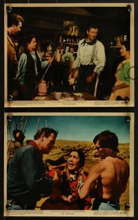 7t1317 SEARCHERS 6 color 8x10 stills 1956 John Ford, great images of John Wayne, Hunter & Miles!