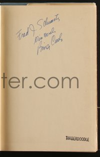 7t0116 BING CROSBY signed hardcover book 1953 on his autobiography Call Me Lucky!