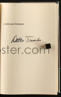 7t0121 DALTON TRUMBO signed hardcover book 1970 a collection of his letters, Additional Dialogue!