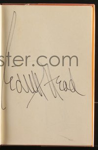 7t0123 EDITH HEAD signed hardcover book 1967 the fashion legend's book How To Dress For Success!