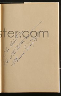 7t0124 EDWARD DMYTRYK signed hardcover book 1978 It's A Hell Of A Life But Not A Bad Living!