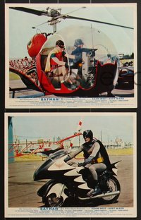 7t1224 BATMAN 8 color English FOH LCs 1966 images of Adam West & Burt Ward + all the great villains!