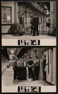 7t0263 NIGHT WATCH 3 French LCs 1960 Jacques Becker's Le Trou, Michel Constantine