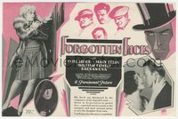 7t1187 FORGOTTEN FACES herald 1928 Clive Brook, Mary Brian, William Powell, Olga Baclanova, rare!