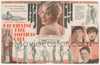 7t1191 GLORIFYING THE AMERICAN GIRL herald 1929 Mary Eaton, Eddie Cantor,Morgan,Vallee, ultra rare!