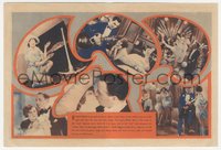 7t1192 GOLD DIGGERS OF BROADWAY herald 1929 Winnie Lightner, Conway Tearle, musical talkie, rare!