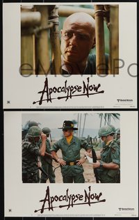 7t0477 APOCALYPSE NOW 8 LCs 1979 Francis Ford Coppola, Martin Sheen, Marlon Brando, Duvall, Hopper!