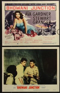 7t0485 BHOWANI JUNCTION 8 LCs 1955 Ava Gardner, Stewart Granger, Bill Travers & Francis Matthews!