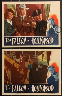 7t0609 FALCON IN HOLLYWOOD 6 LCs 1944 Conway, Jean Brooks, John Abbott, Emory Parnell & Frank Jenks!