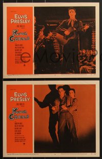 7t0536 KING CREOLE 8 LCs 1958 Elvis Presley, gorgeous Carolyn Jones, directed by Michael Curtiz!