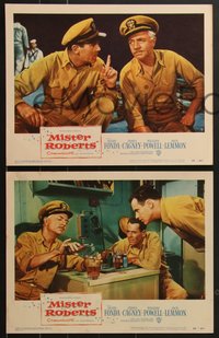 7t0677 MISTER ROBERTS 4 LCs 1955 Henry Fonda, James Cagney, William Powell, Lemmon, Ford!