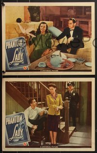 7t0652 PHANTOM LADY 5 LCs 1944 Ella Raines, Franchot Tone, Alan Curtis, Robert Siodmak noir!