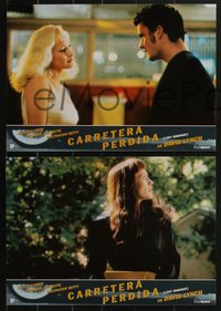 7t0265 LOST HIGHWAY 7 Spanish LCs 1997 directed by David Lynch, pretty Patricia Arquette!