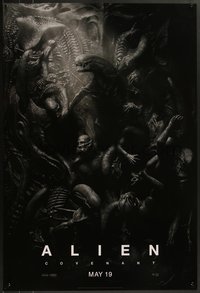 7w0442 ALIEN COVENANT style C teaser DS 1sh 2017 Ridley Scott, Fassbender, incredible sci-fi image!