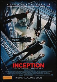 7w0282 INCEPTION advance DS Aust 1sh 2010 Christopher Nolan, Leonardo DiCaprio, ultra rare!