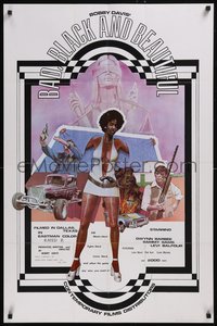 7w0454 BAD, BLACK & BEAUTIFUL 25x38 1sh 1973 Gwynn Barbee, Sammy Sams, sexy artwork!