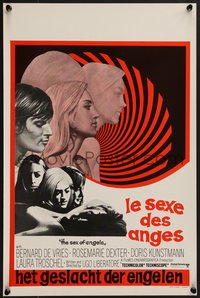 7w0815 SEX OF ANGELS Belgian 1969 Il sesso degli angeli, Rosemary Dexter, ultra rare!