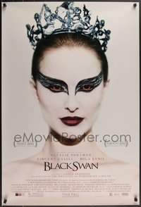 7w0467 BLACK SWAN advance DS 1sh 2010 wonderful image of ballet dancer Natalie Portman!