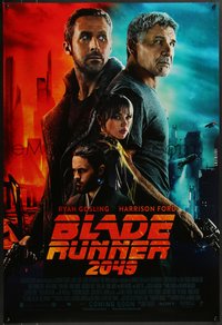 7w0469 BLADE RUNNER 2049 int'l advance DS 1sh 2017 Harrison Ford, Ryan Gosling, Ana de Armas, Leto!