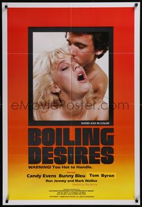 7w0474 BOILING DESIRES 1sh 1987 'Troy Benny' Tobalina, warning - too hot to handle, ultra rare!