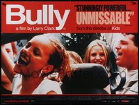 7w0140 BULLY DS British quad 2001 Larry Clark, Brad Renfro, Bijou Phillips, Nick Stahl