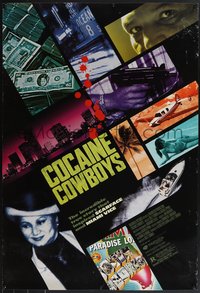 7w0486 COCAINE COWBOYS 1sh 2006 Billy Corbin drug documentary, Miami history, rare!