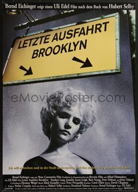 7w0381 LAST EXIT TO BROOKLYN German 1989 sexy image of Jennifer Jason Leigh, ultra rare!