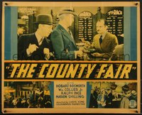 7w0868 COUNTY FAIR 1/2sh 1932 ex-jockey trains race horse but mob has different plans, ultra rare!