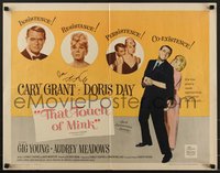 7w0024 THAT TOUCH OF MINK signed 1/2sh 1962 by Doris Day, with several image of Cary Grant!