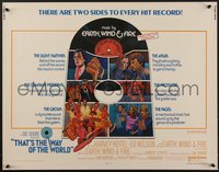 7w0898 THAT'S THE WAY OF THE WORLD 1/2sh 1975 Harvey Keitel, Earth, Wind & Fire, ultra rare!