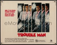 7w0902 TROUBLE MAN 1/2sh 1972 action art of Robert Hooks, one cat who plays like an army!