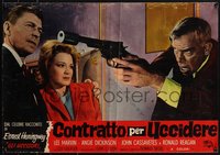 7w0776 KILLERS Italian 19x27 pbusta 1964 sexy full-length Angie Dickinson, Lee Marvin, directed by Don Siegel!