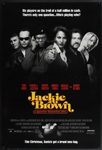 7w0554 JACKIE BROWN advance 1sh 1997 Quentin Tarantino, Santa's got a brand new bag!