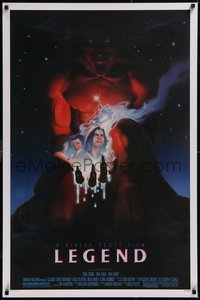 7w0568 LEGEND 1sh 1986 Tom Cruise, Mia Sara, Tim Curry, Ridley Scott, cool Blackshear fantasy art!