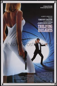 7w0576 LIVING DAYLIGHTS int'l 1sh 1987 Timothy Dalton as the most dangerous James Bond ever!