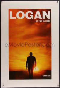 7w0577 LOGAN style C int'l teaser DS 1sh 2017 Jackman in the title role as Wolverine, claws out!