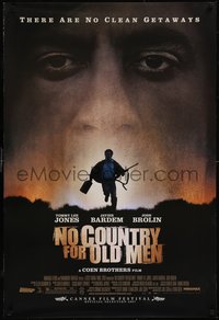 7w0606 NO COUNTRY FOR OLD MEN DS 1sh 2007 Coen Bros, Josh Brolin, Javier Bardem, Tommy Lee Jones!