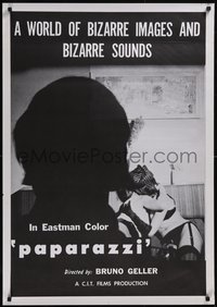 7w0133 PAPARAZZI 1sh 1969 Nick 'Bruno Geller' Millard, bizarre images and sounds, rare!