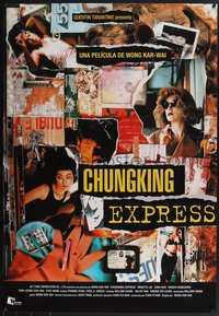 7w0356 CHUNGKING EXPRESS Spanish 1996 Kar Wai's Chong qing sen lin, images of cast, ultra rare!