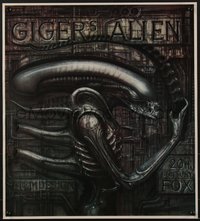 7w0823 ALIEN 20x22 special poster 1990s Ridley Scott sci-fi classic, cool H.R. Giger art of monster!