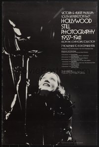 7w0293 HOLLYWOOD STILL PHOTOGRAPHY 1927-1941 20x30 English art exhibition 1974 Dietrich, ultra rare!