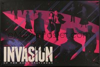 7w0045 INVASION OF THE BODY SNATCHERS #76/280 24x36 art print 2015 art by Tom Whalen, regular ed!