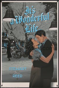 7w0047 IT'S A WONDERFUL LIFE #94/150 24x36 art print 2015 Stewart & Reed by Durieux, variant!