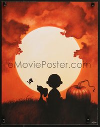 7w0074 IT'S THE GREAT PUMPKIN CHARLIE BROWN #16/200 11x14 art print 2016 art by Dan May, variant!