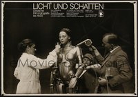 7w0294 LICHT UND SCHATTEN 24x33 German art exhibition 1983 Brigitte Helm in Metropolis, ultra rare!